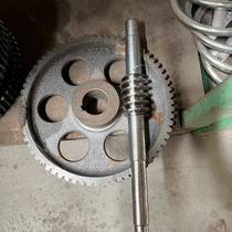 A set of worm gears
