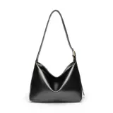 Сумка через плечо, вместительная и большая сумка на одно плечо, из натуральной кожи, премиум класс