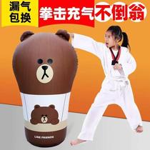 Childrens inflatable tumbler toy baby large boxing exercise child fitness vent educational early education new toy