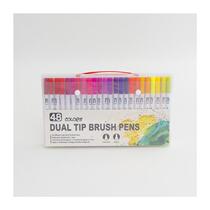 Double-head washable soft-head watercolor pen for children