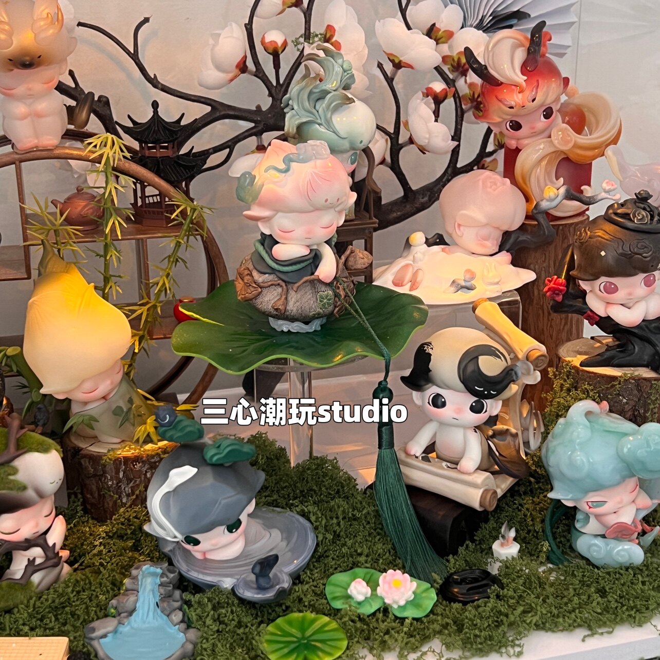 泡泡玛特一盏风月展示盒,打造你的个性玄关风景_盲盒场景道具娃屋_淘宝游戏网