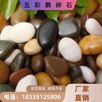 Natural rainfall pebble fish tank with raw stone white stone colourful stone soft pebble color stone
