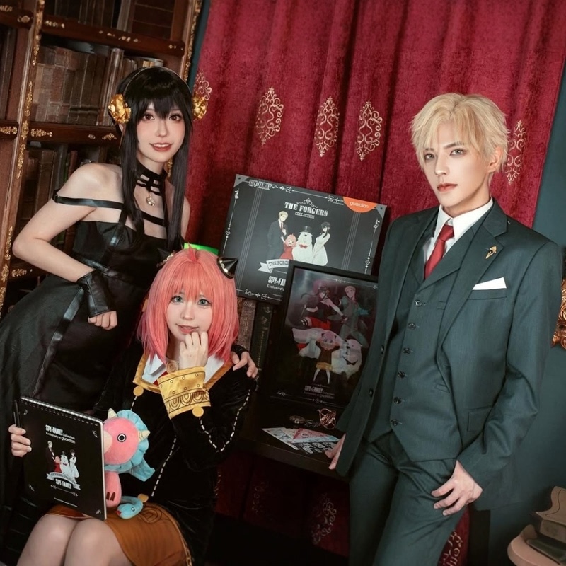 Spy X Family Cosplay Thorn Princess Yor Blair Twilight Forger Cosplay Anya Damian Home Clothes