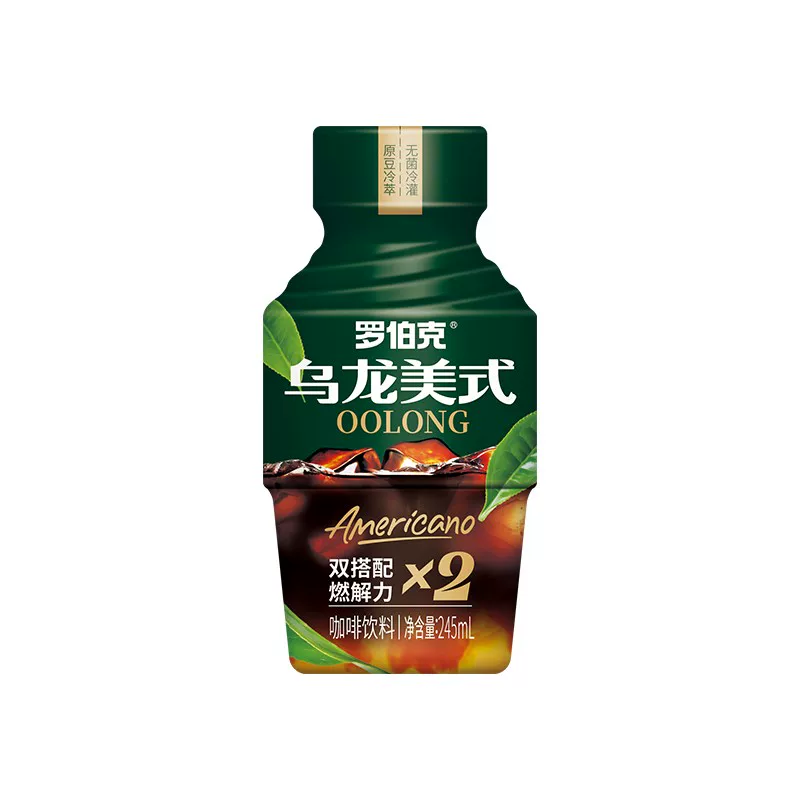 Светящаяся бутылка для напитков Роберт Кофе, коробка кофе Oolong, американский напиток готов к употреблению, кофе для фитнеса, флагманский магазин