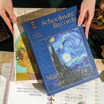 High-looking retro oil painting classmate recording primary school students sixth grade graduation growth commemorative book 2024 new style simple