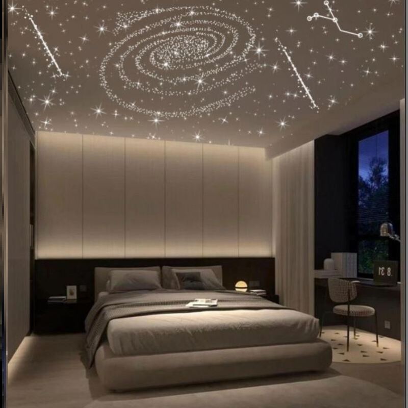 Meteor Villa Ceiling Foot Spa Hotel Fiber Optic Lights Starry Sky Ceiling Beauty Salon Living Room Gypsum Board Theme Balcony Meteor Villa Ceiling Foot Spa Hotel Fiber Optic Lights Starry Sky Ceiling Beauty Salon Living Room Gypsum Board Theme Balcony