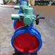 ຄູ່ມືໄຟຟ້າ pneumatic turbine ventilation butterfly valve louvered damper flange ventilation butterfly valve ventilation regulating valve