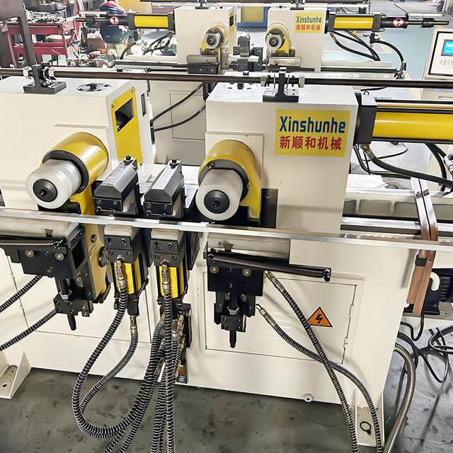 SW8NC double-head pipe bending machine stainless steel square tube round pipe bending machine physical factory customized double-head pipe bending machine