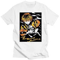 Mens Clothing Zenitsu Agatsuma Kimetsu No Yaiba Print Cotton