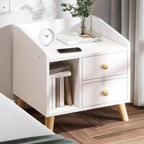 Simple bedside table simple modern storage small cabinet European bedroom bedside cabinet storage cabinet North economic bj