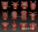 Animal Head Stl 3D Sculpture Model, Three-Dimensional Carving of the Twelve Zodiac Animals from the Yuanmingyuan: Rat, Ox, Tiger Q65
