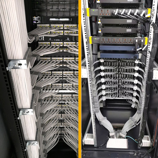 铝合金固线器机房网络机柜网线固定排线器综合布线超五六类电缆卡线板网格桥架理线夹线卡走线架线缆压线板