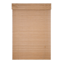 Bamboo curtain roller blind bamboo curtain sunshade new Chinese style Japanese door curtain partition blackout outdoor tea room home without punching