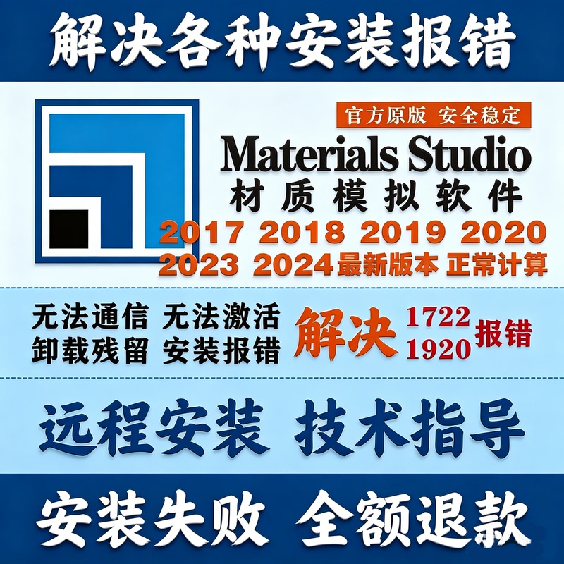 Materials Studio Remote Installation of Molecular Software Uninstallation License Ms20242320 License Materials Studio Remote Installation of Molecular Software Uninstallation License Ms20242320 License