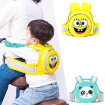 Electric motorcycle child safety strap battery car baby anti-fall artifact child seat strap to ride with the baby