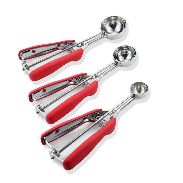 Stainless Steel Fruit Baller Ice Cream Scoop Watermelon Baller Ice Cream Scoop Large Scoop Tool
