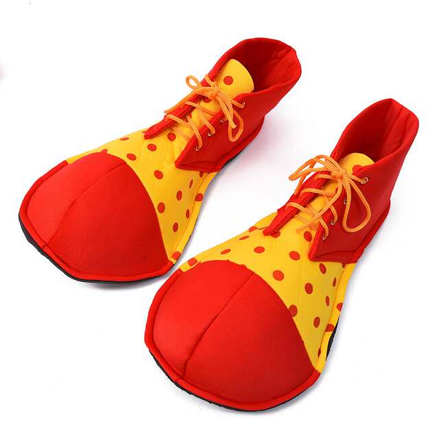 Halloween clown shoe covers performance props magic shoes cos elf boots boots covers dance performance matching supplies