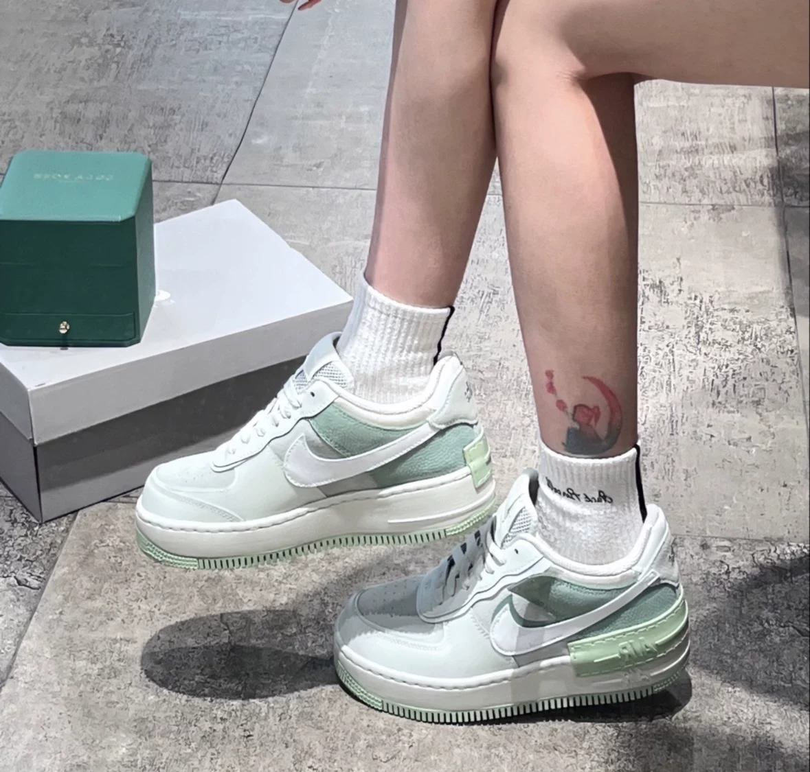 Найк новые женские кроссовки Air Force 1 Air Force One Macaron AF1 низкие кроссовки CW2655