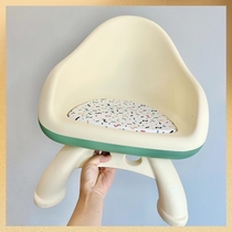 Baby dining table dining chair stool baby child chair household plastic back seat calling chair small bench multi-functional