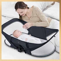 Class A portable bed-in-bed baby crib mosquito net cover foldable full-cover newborn bed anti-pressure