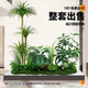 Artificial Green Plant Landscaping for Balcony Decoration, Indoor Fake Flower Trees under Stairs, Simulated Plant Combinations for Company Decoration