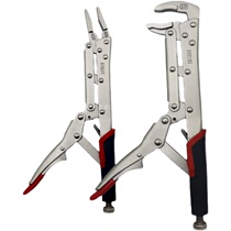 Long handle 80 degree curved nose pliers round nose pliers powerful pliers large q force clamps and pointed nose powerful clamps powerful pliers C-type pliers