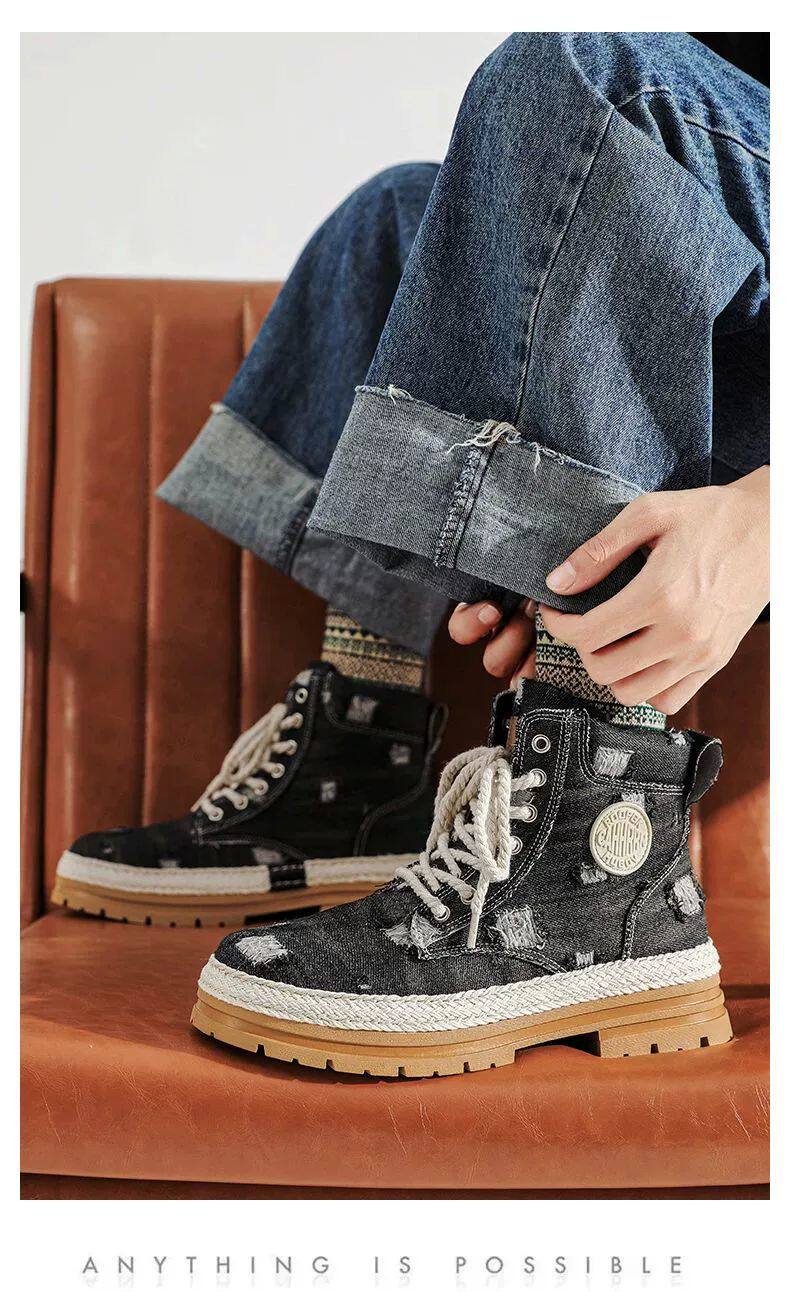 берцы cyytl 2023 mens boots casual shoes cowboy military platform OTHER