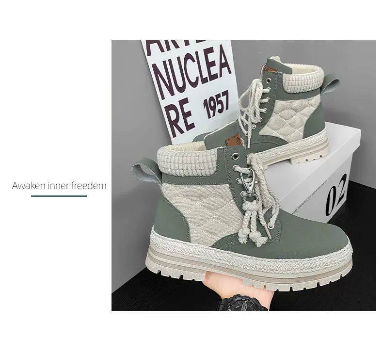 берцы cyytl 2023 mens boots casual shoes cowboy military platform OTHER