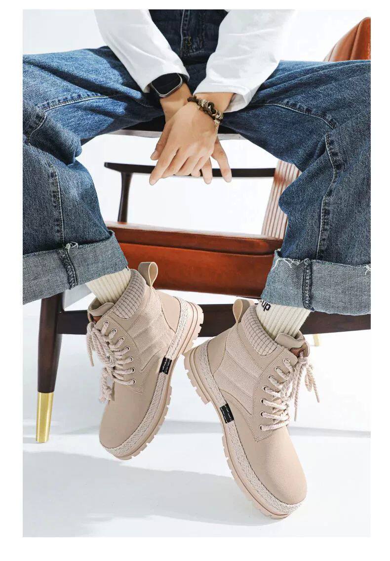 берцы cyytl 2023 mens boots casual shoes cowboy military platform OTHER