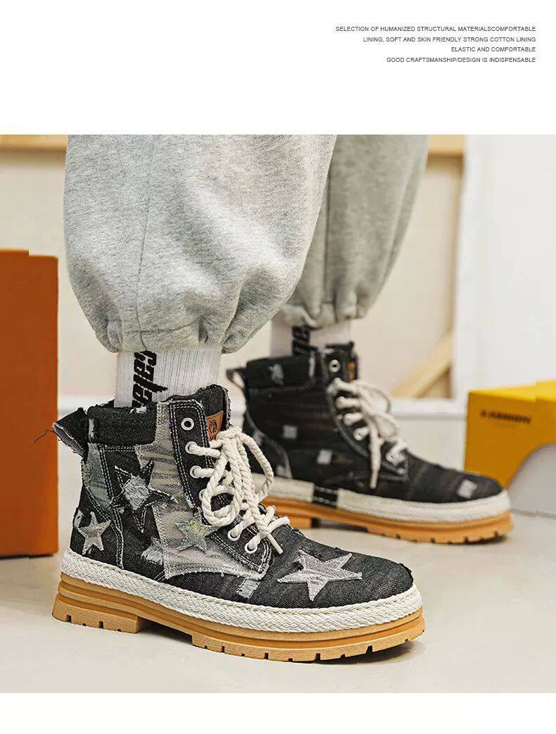 берцы cyytl 2023 mens boots casual shoes cowboy military platform OTHER