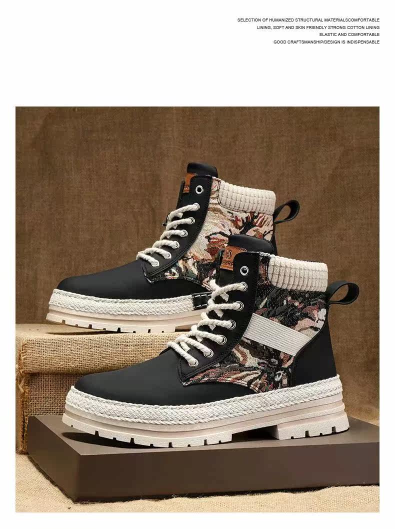 берцы cyytl 2023 mens boots casual shoes cowboy military platform OTHER