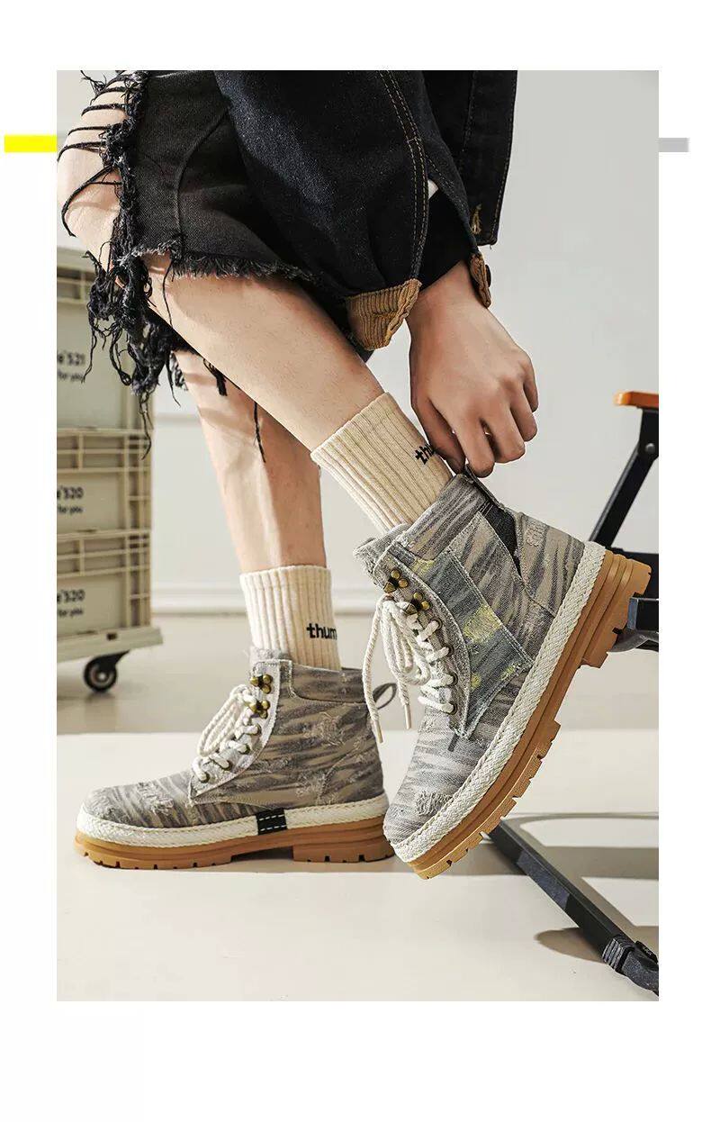 берцы cyytl 2023 mens boots casual shoes cowboy military platform OTHER