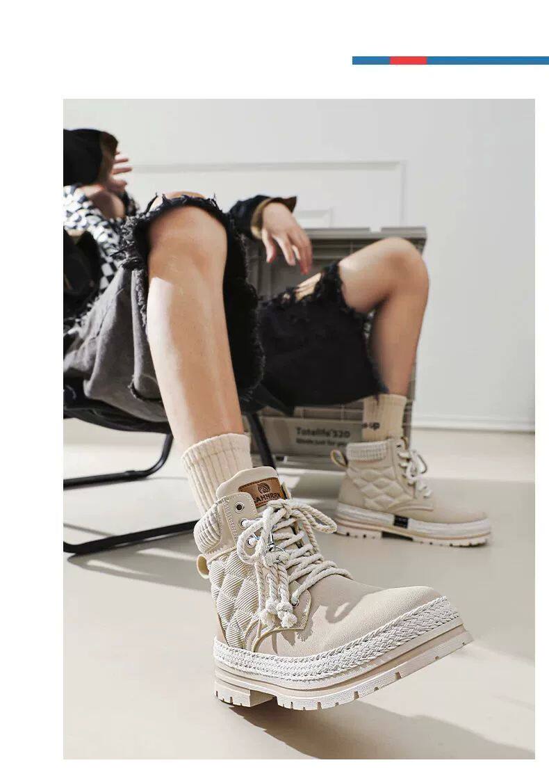 берцы cyytl 2023 mens boots casual shoes cowboy military platform OTHER