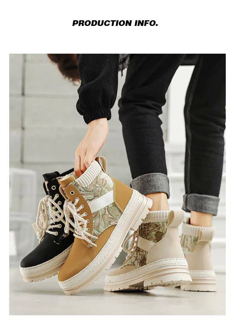 берцы cyytl 2023 mens boots casual shoes cowboy military platform OTHER