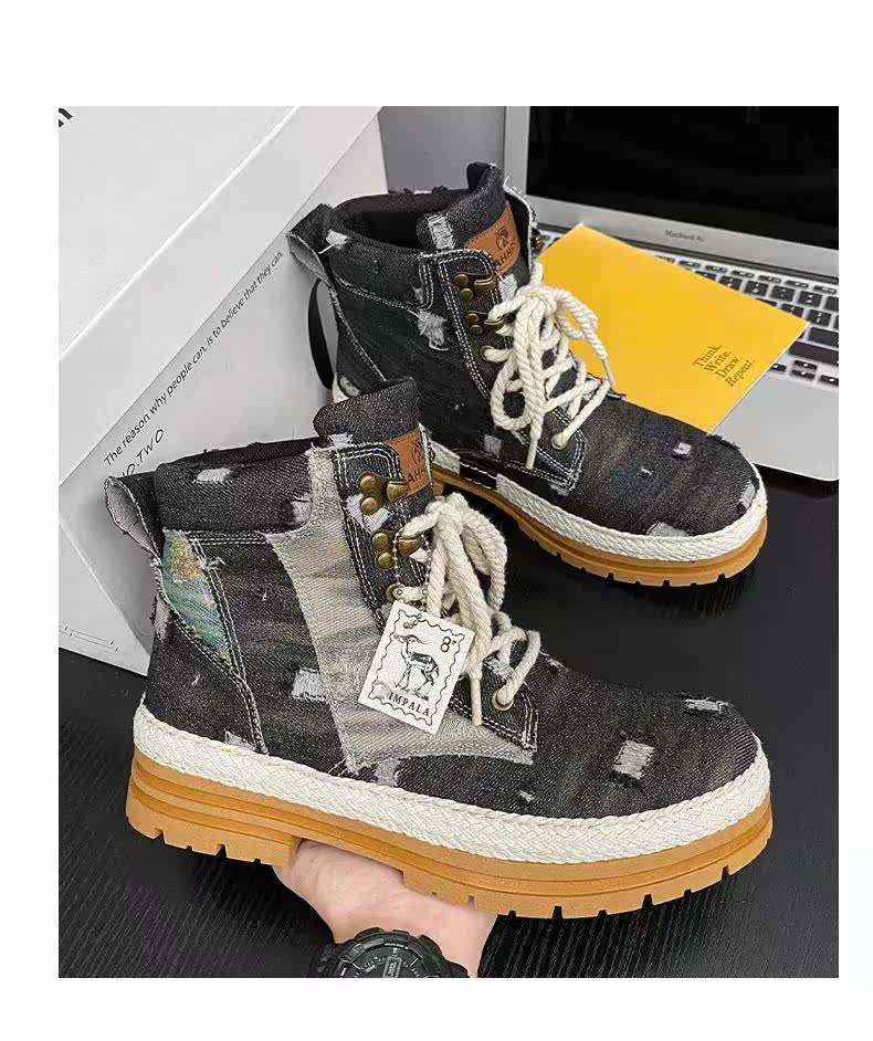 берцы cyytl 2023 mens boots casual shoes cowboy military platform OTHER