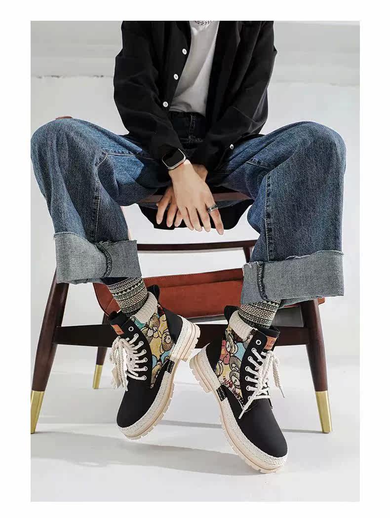 берцы cyytl 2023 mens boots casual shoes cowboy military platform OTHER