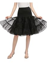 Womens 50S Vintage Tulle Petticoat Half Slip Tutu Underskir