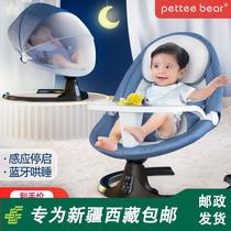 Xinjiang and Tibets baby-coaxing artifact baby electric rocking chair newborn soothing chair recliner baby coaxing to sleep rocking