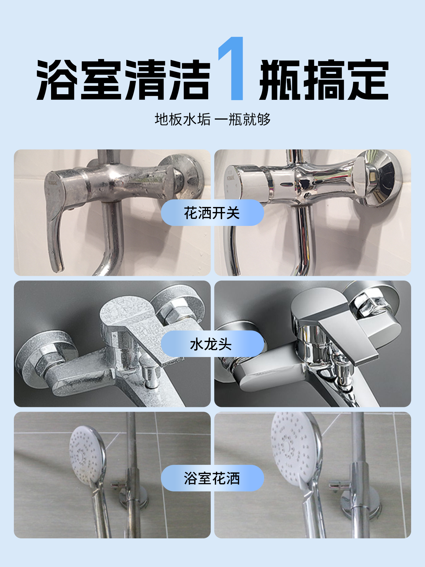 Powerful Sink Cleaner That Removes Yellow Stains, Removes Limescale, and Removes Mold Stains Specifically for Ceramics, Cleans with Just One Wipe