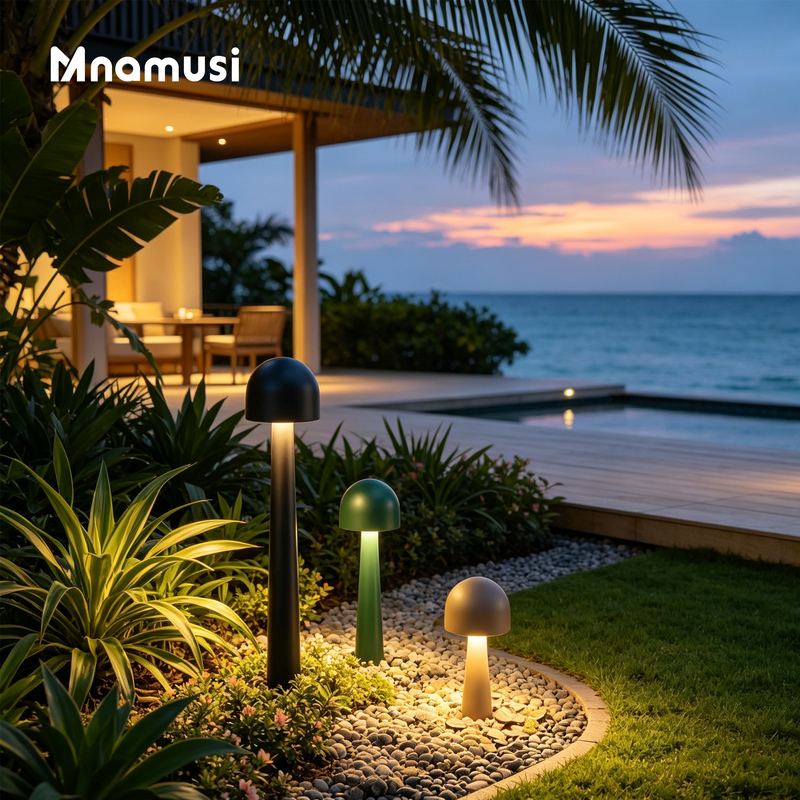 Outdoor Solar Waterproof Lawn Lamp, Villa Courtyard Landscape Lamp, Designer Mushroom Lamp, Simple Garden Decorative Lamp