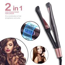 2 in 1 Multifunction Spiral Hair Straightener Curler Twist C
