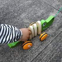 Children 23 Hands 1 Toddler Pull Rope Half Toy Toddler Elementary School Walk-Educational Year Old Infant Toddler Pull Rope Trailer 0-Baby