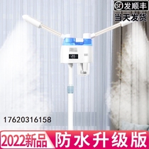 Guangxi hot and cold spray instrument beauty salon special spray machine instrument facial steamer hot spray instrument double spray hydrating steam instrument