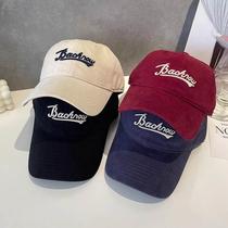 Korean style three-dimensional letter peaked hat spring and summer new sunshade sun protection casual versatile hat womens fashion baseball cap