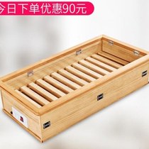 Solid wood heater electric stove electric n fire barrel folding fire box rectangular foot warmer fire grill home appliance