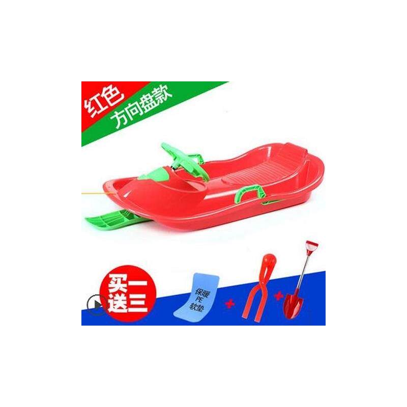 2人乗り厚手芝生スキー板、スキー板、子供用砂スキー板、ハンドルとブレーキ付き大人用そり、ハンドル付きそり