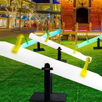 Luminous Seesaw Outdoor Shopping Mall Internet Celebrity Chen Activity Plaza Amusement Park Childrens Seesaw Fujian