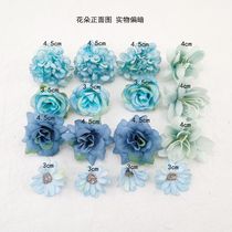 The World of Flowers diy hand-made simulated flowers rose oil painting headwear accessories retro material bag pain