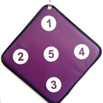 Leather five-hole damaged puncture-resistant wall-mounted sword target wear-resistant wall-mounted training target home fencing is not easy to train at home