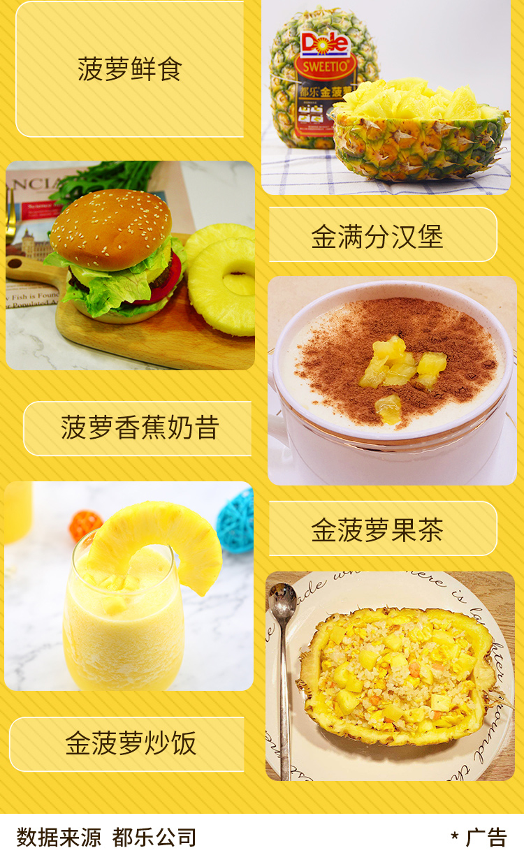 菲律宾进口 Dole都乐 超大金菠萝  1个 1500-2000g 图3